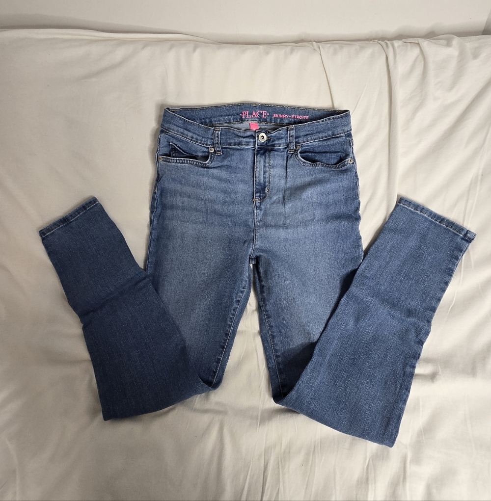 Medium Wash Girl's Skinny Jeans Used